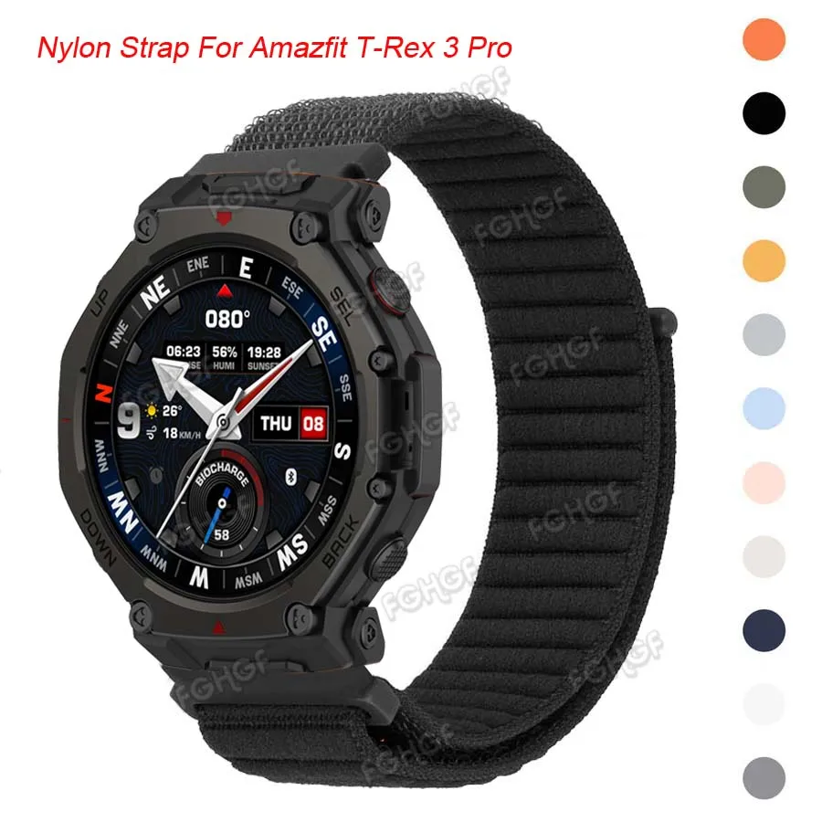�y�Z�[�����z�i�C�������[�v�X�g���b�v Amazfit T-Rex 3 Pro 44 48mm ���v�o���h�����p Correa Huami Amazfit T-Rex 3 Pro �u���X���b�g�A�N�Z�T���[