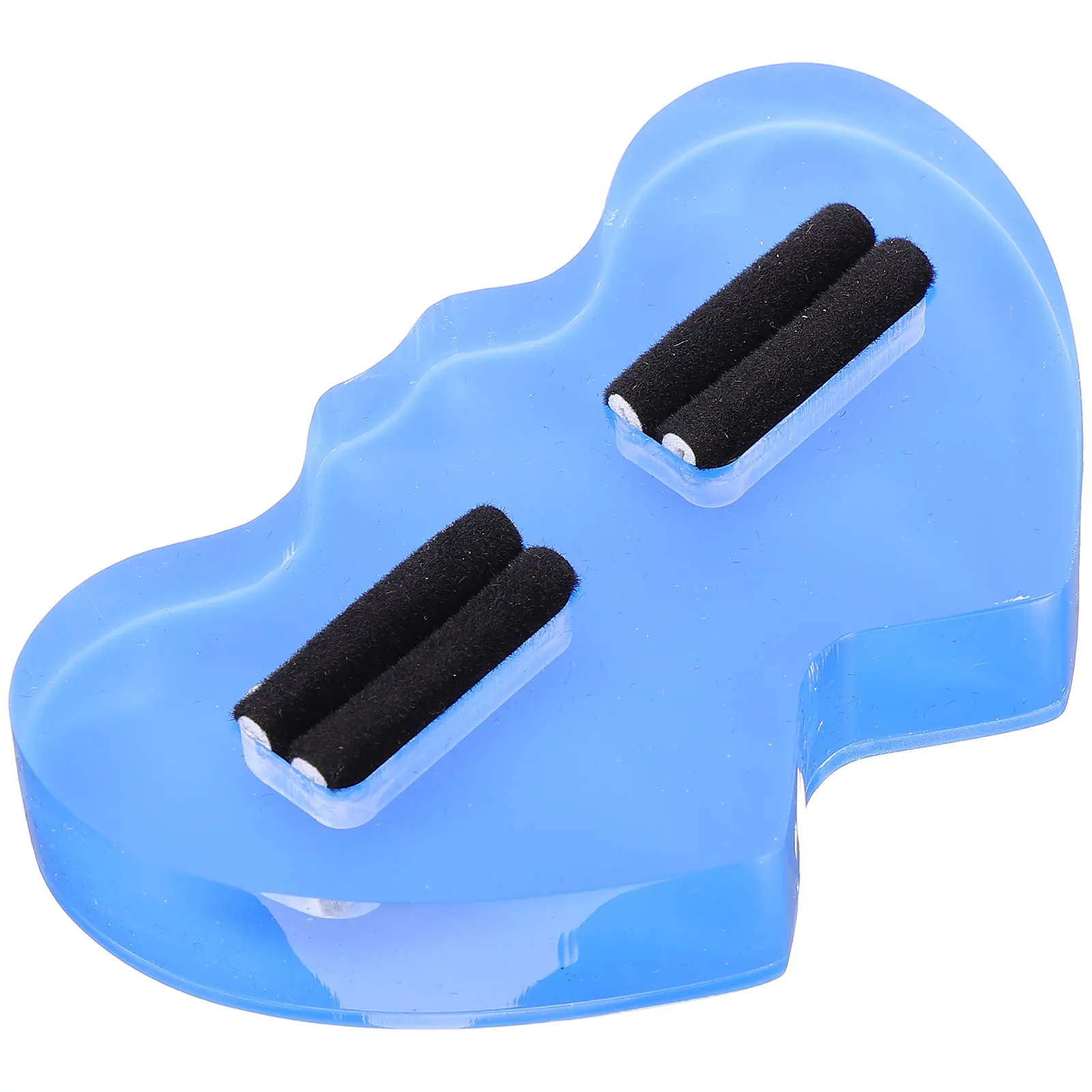 

Display Holder Portable Plastic Velvet Design Jewelry Organizer for Ear Vanity Organizer