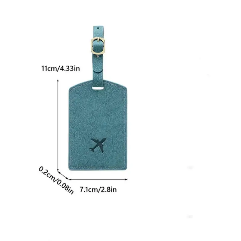 Modna zawieszka do bagażu z PU, etykieta na bilety podróży zagranicznych, zawieszka do bagażu zapobiegająca zgubieniu, etykieta z imieniem i nazwiskiem, etykieta adresowa.