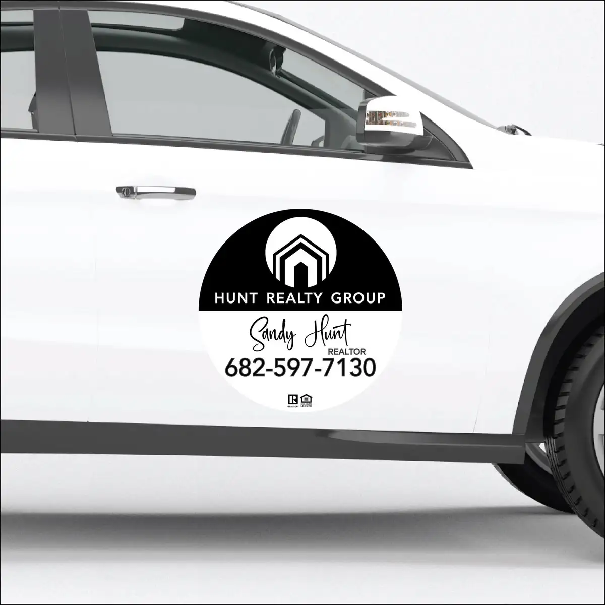 Custom Magnetic Student Driver Reflective Car Bumper Anti-scratches UV Resistant Repeatedly for Advertising Your Business Sign