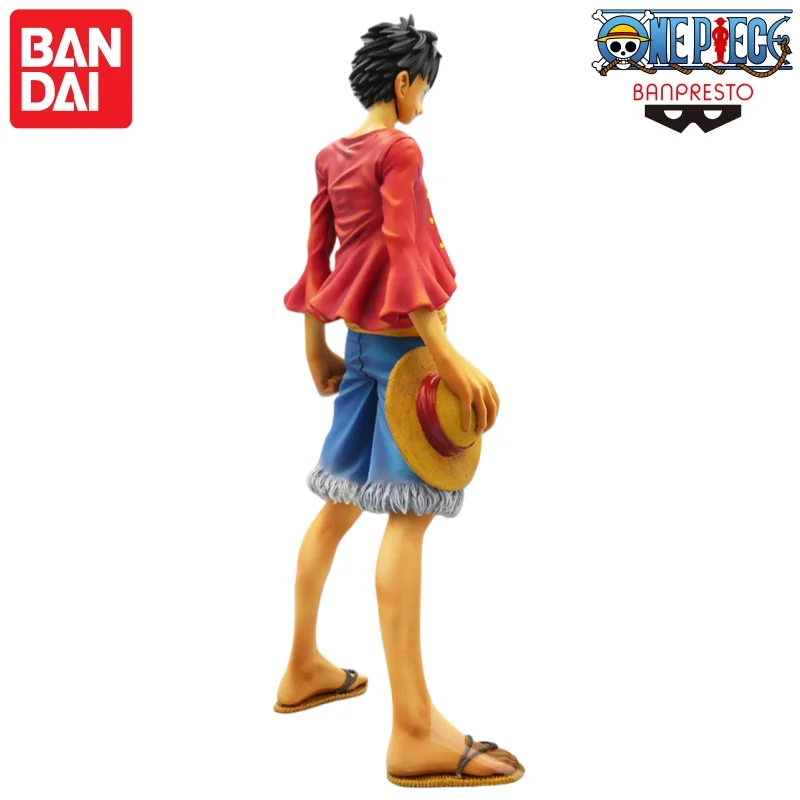 In Stock Bandai Banpresto Original One Piece Master Stars Piece Monkey D Luffy Doll Brand New Boxed Anime Characters Model