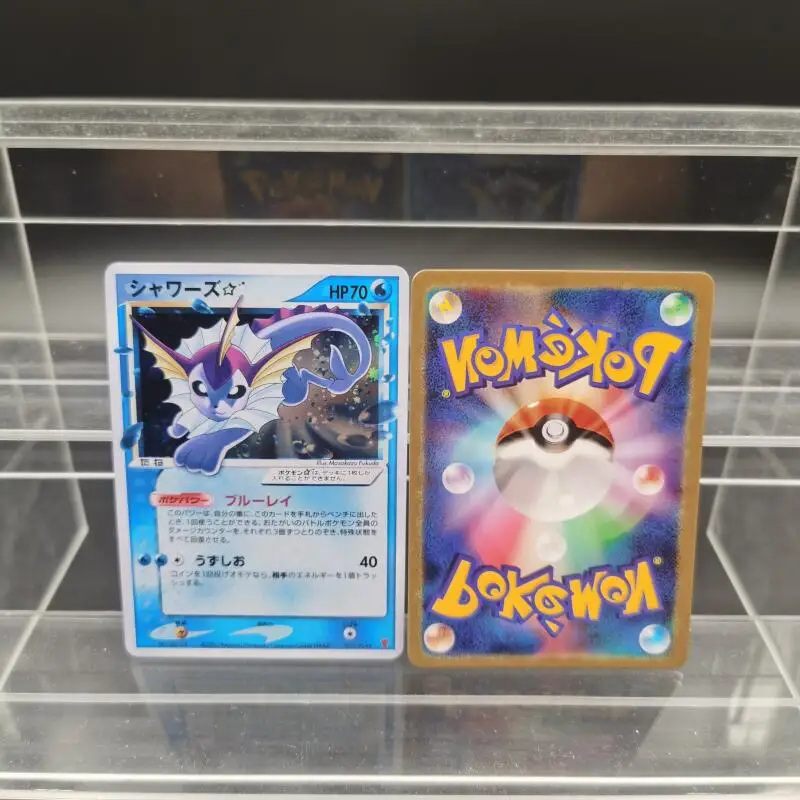 Versão de cartão errado diy ptcg coleção cartões umbreon split Earth-1St edição auto feito único cartão clássico jogo anime cartas