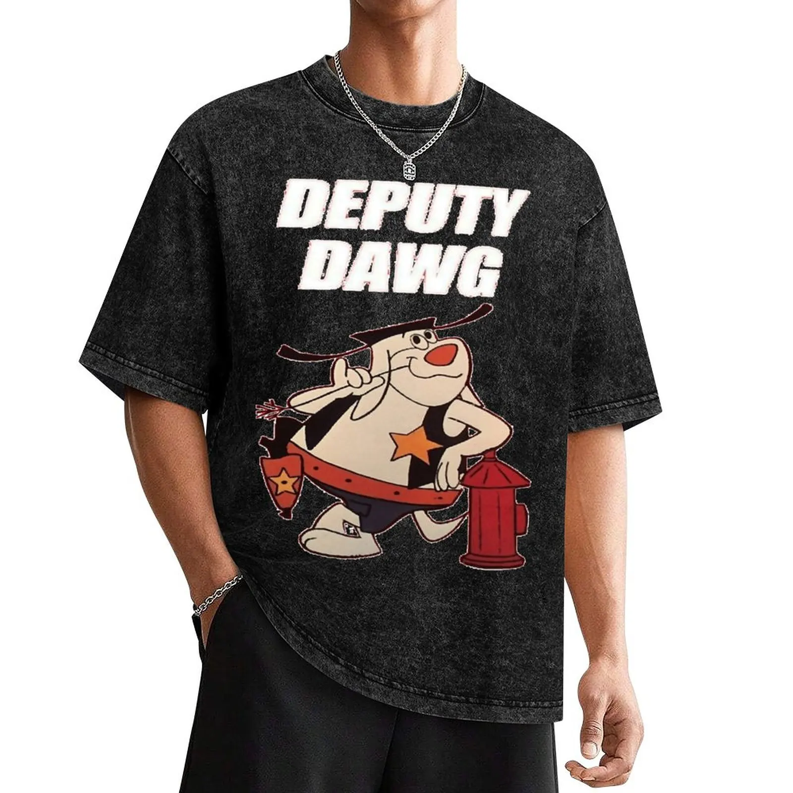 

Deputy-dawg-cartoon-Classic- T-Shirt plus size clothes blacks t shirts for men pack