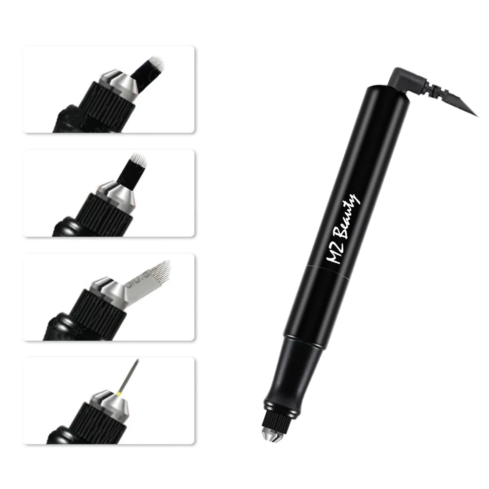 Digital Microblading Pen Electric Machine Kits 4Pins Shading Needles Blades Tebori Professional Inductores Eyebrow Hairstroes