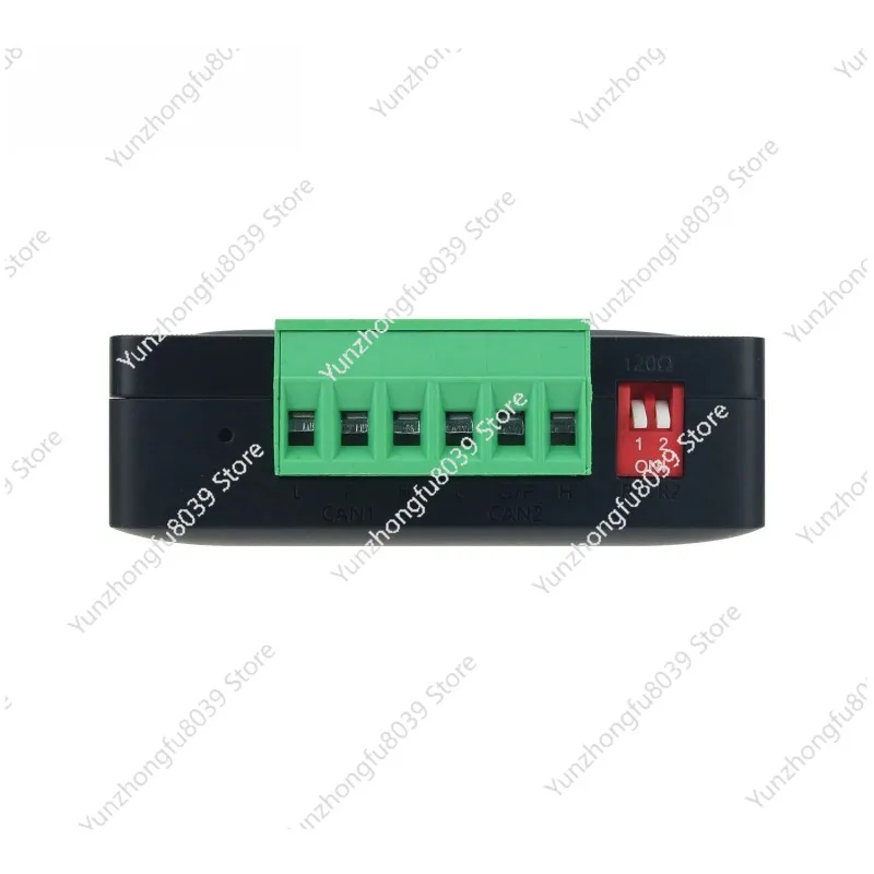 USBCAN-II C + USB إلى CAN Bus Analyzer CAN وحدة واجهة الحافلة المتوافقة مع بطاقة ZLG USBCAN-II2 CANOpen J1939