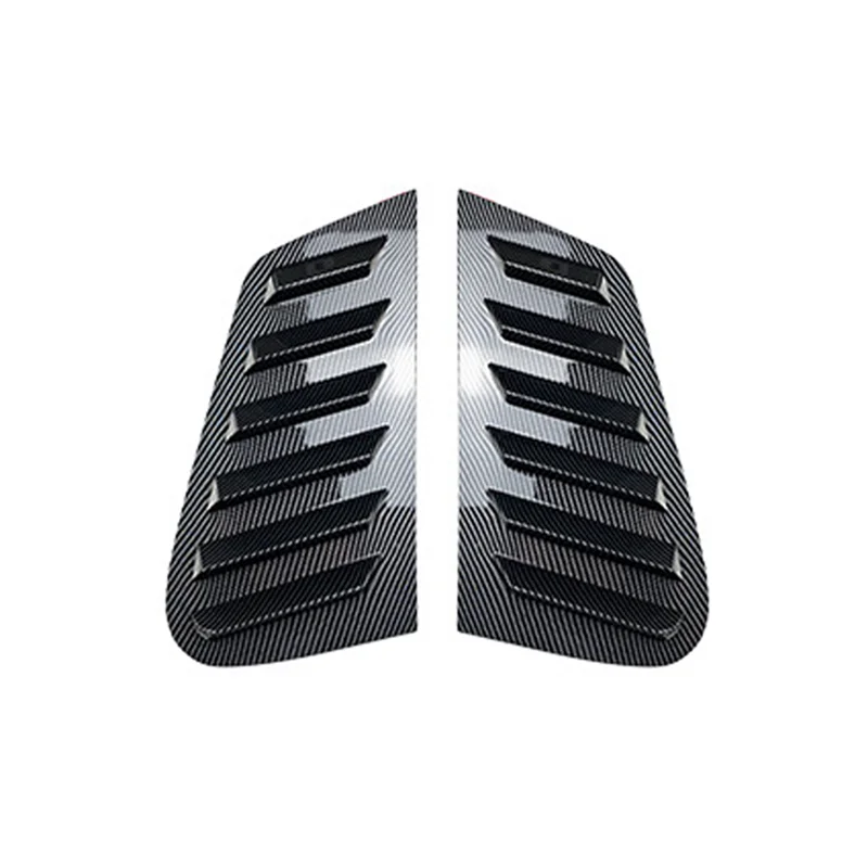 

Car Rear Window Louver Shutter Side Vent Cover Trim For VW Polo 9N 2001-2009-A61E