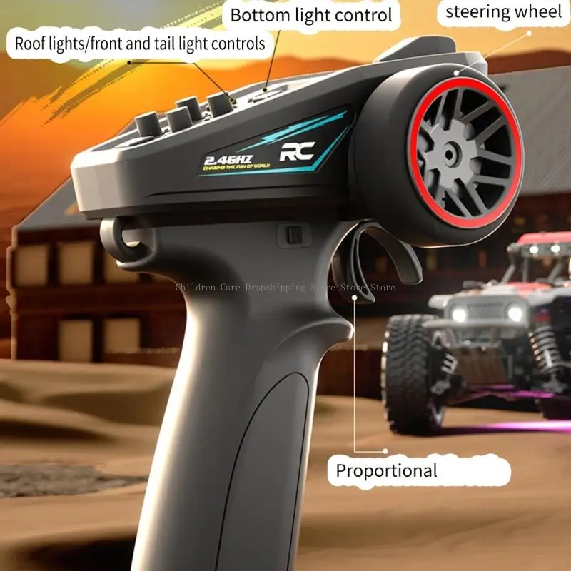 4WD All Terrain Remote Control Car High Speed Crawler Truck voor kinderen volwassen