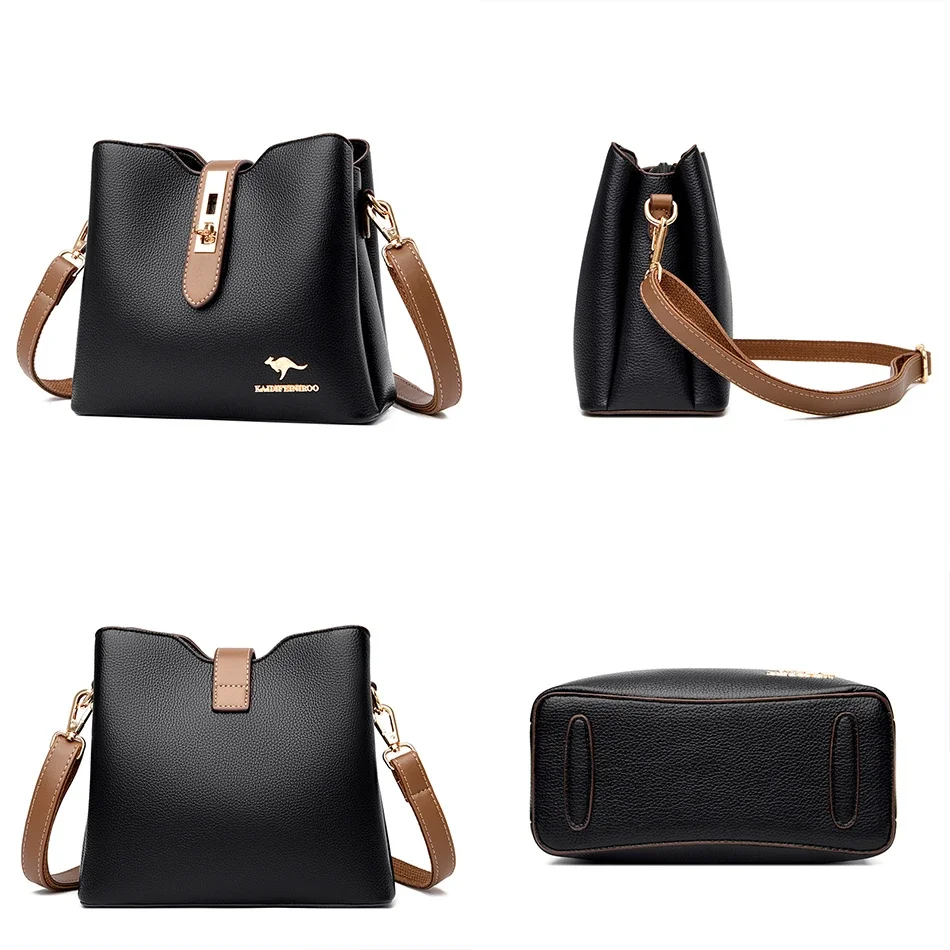 Large Capacity Shoulder Bags for Women 2022 Trend High Quality Leather Messenger Bags Fashion Tote Bag Luxury Designer Handbags