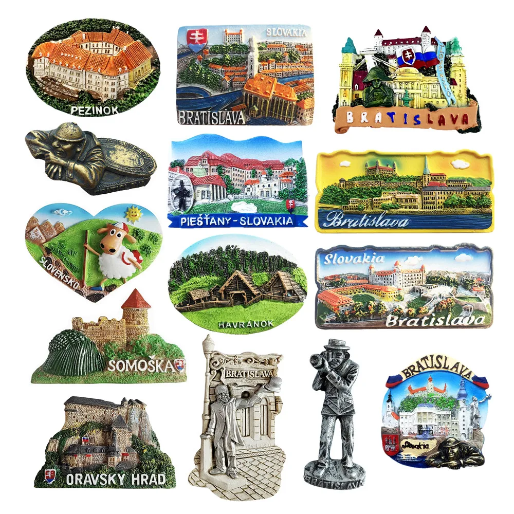 

Europe Slovakia Tourist Souvenir Magnetic Refrigerator Sticker Collection Gift Fridge Magnets