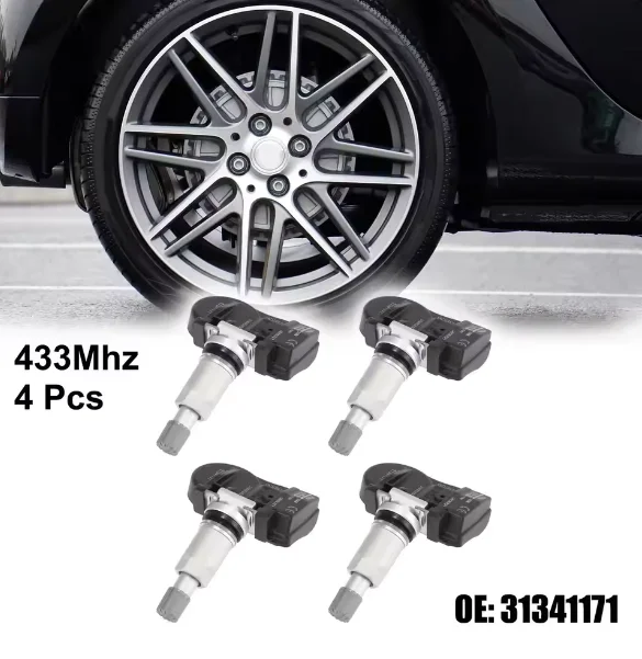

Tire Pressure Monitoring Sensors (TPMS) for C30, C70, S40, S60, S70, V40, V50, V60, V70, XC60, with a frequency of 433 MHz
