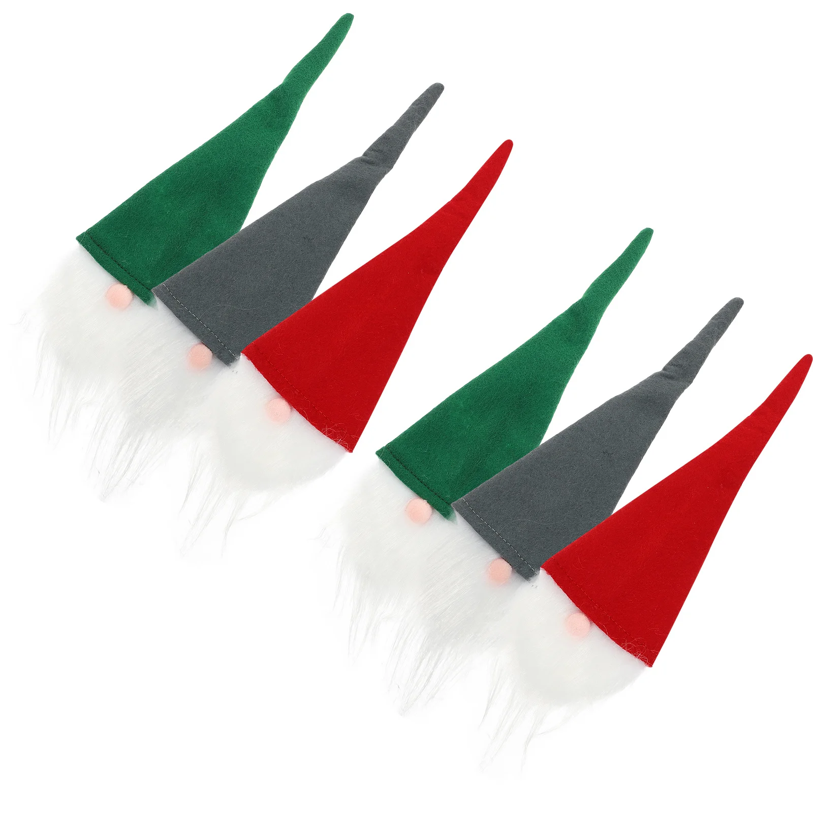 

6Pcs Christmas Wine Bottle Covers Gnome Style Cutlery Holders Silverware Bags Xmas Party Decoration Decorative Wine Table