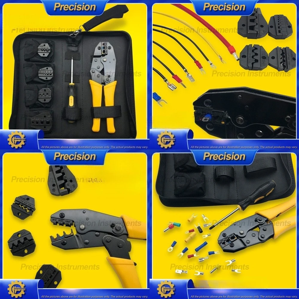 2026 Multifunctional Insulated Crimping Tool Set for Wire Terminals Electrical Cable Crimper Hand Tool for Electricians