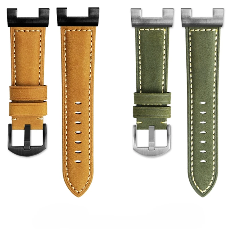 Retro matte Cowhide Watch Band For Casio G-Shock GST-210 GST-W300 GST-400G GST-B100 S100D/S110D/W110 Men leather strap Bracelet view 6