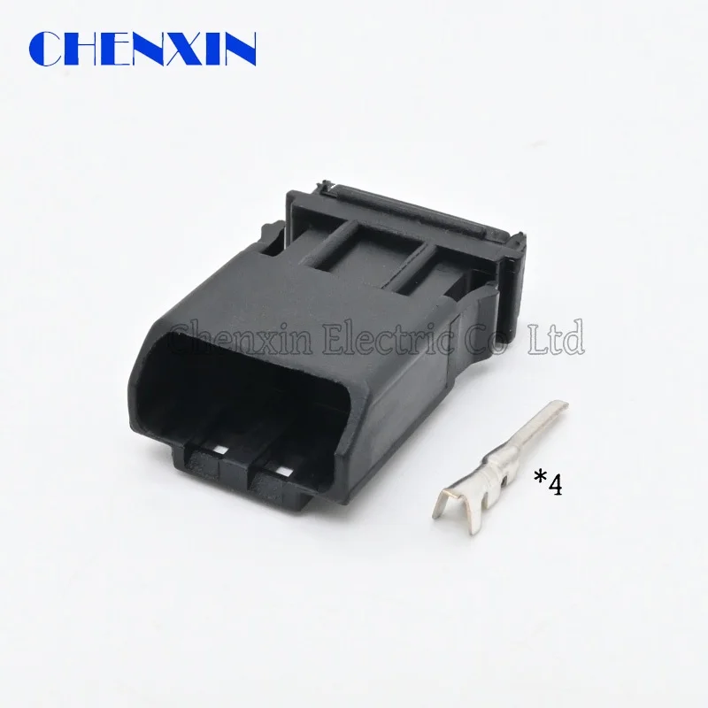 MX19004S51 MX19004P51 4 Pin Female or Male Auto Waterproof Connector Car Rearview Mirror Heating Wire Harness Plug Socket