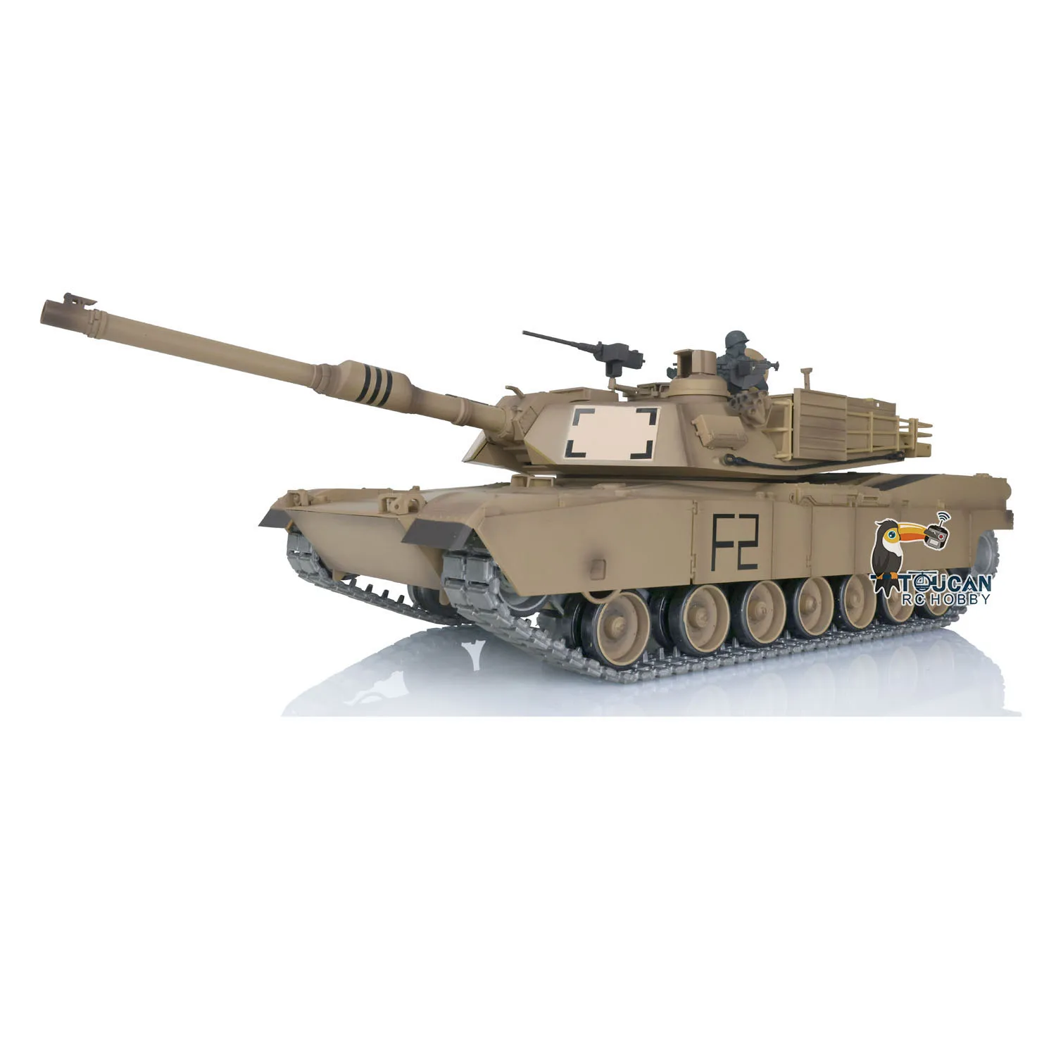 1/16 2.4G Heng Long RC Tank 7.0 Upgraded Metal M1A2 Abrams Remote Control Tanks Infrared Combat Receiver Gift for Adults
