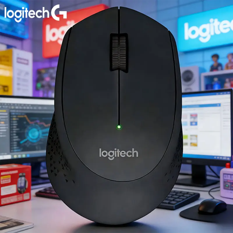

Высокоточная универсальная мышь Logitech M280, тихая и неразрывающаяся, подходит для студентов, офисов и игр.