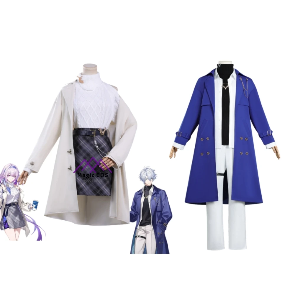 أفضل لعبة هونكاي: ستار رايل X Luckin Coffee أزياء تنكرية أنيمي Phainon/Castorice لعب الأدوار الزي الرسمي للرجال والنساء Comic Con