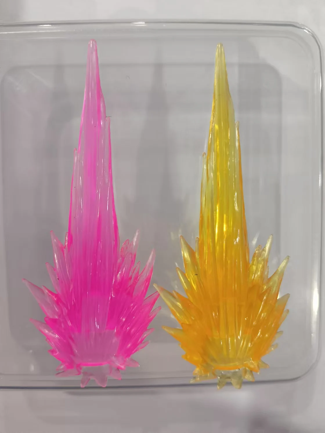 Anime DB SHF Action Figures Yellow Pink Explosion Gas Air Blade Special Effects Kit Weapon Accessory Bag