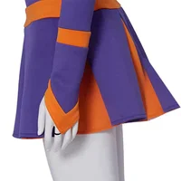 Megan Fox Jennifer’s Body Purple High School Cheerleader Costume Jennifer Check Cheerleading Uniform Girl Competition Skirt Set 4