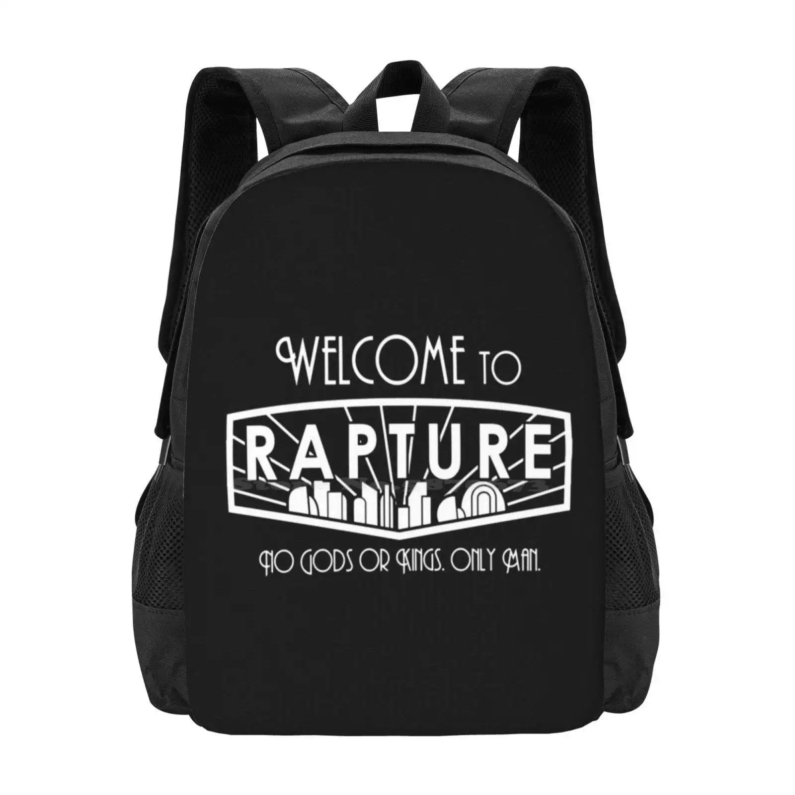 

Добро пожаловать в Rapture Школьный рюкзак большой емкости Сумки для ноутбука Bioshock Добро пожаловать в Rapture Bioshock Rapture