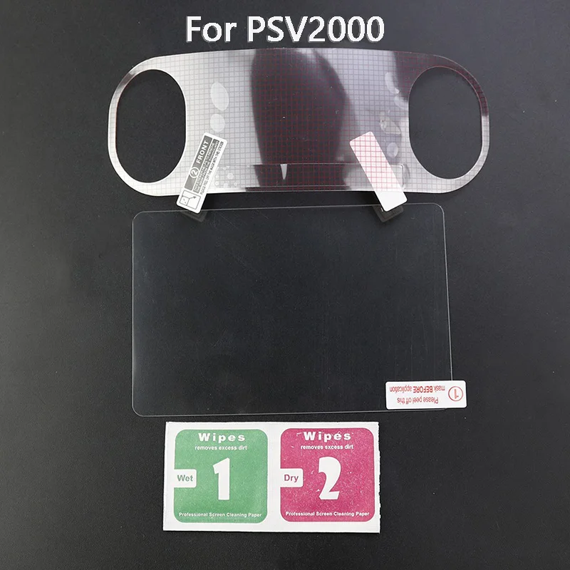 YuXi الزجاج المقسى واضح كامل HD واقي للشاشة غطاء الجبهة الخلفية فيلم الحرس ل Psvita PS Vita PSV 1000 2000 PSV1000 PSV2000