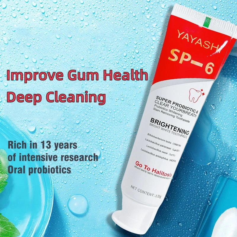 120g New SP-6 Toothpaste Deep Cleaning Gently Prevent Tartar Improve Gum Health Refresh Breath Oral Hygiene Nursing Toothpaste