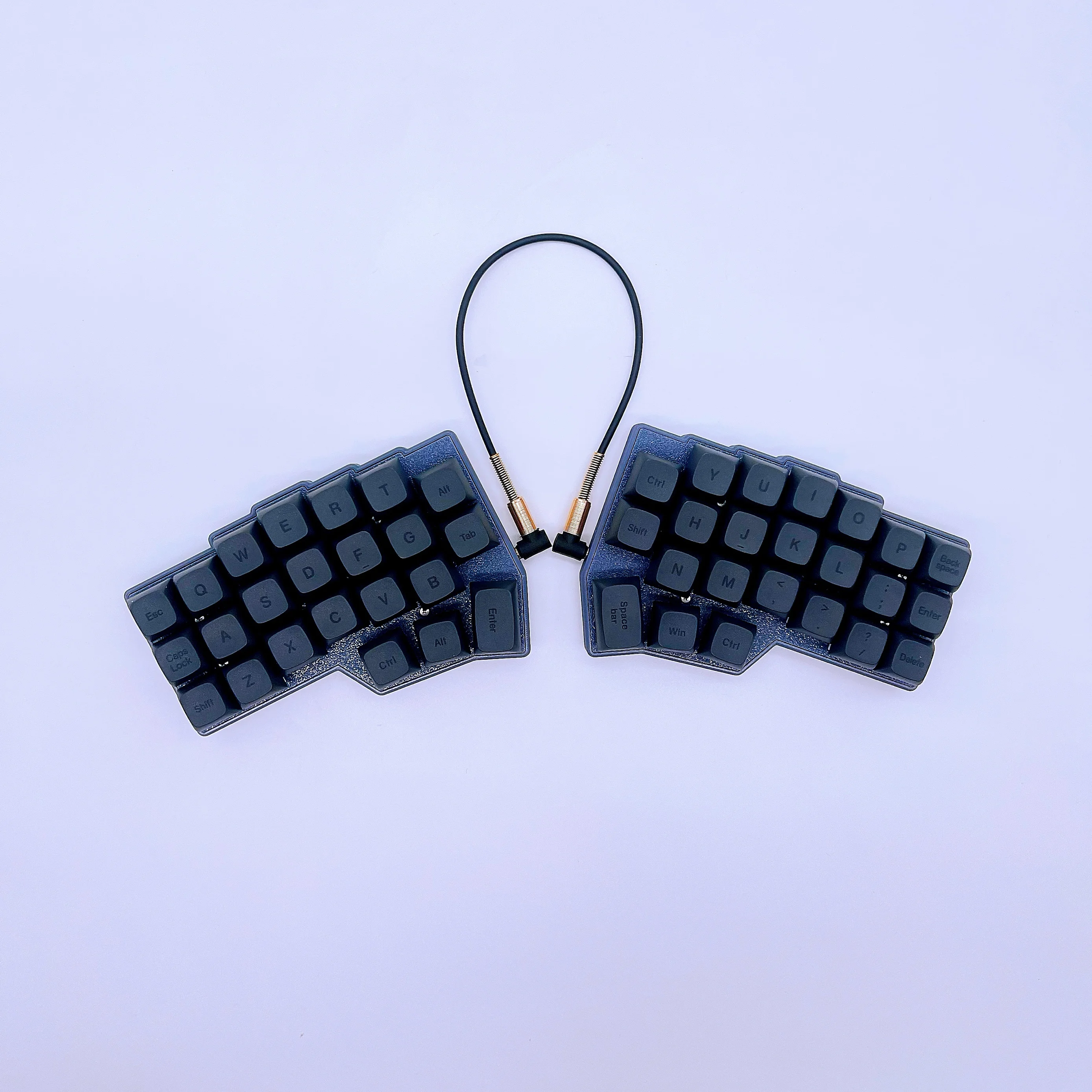 Corne v4 teclado dividido ergonomia personalizado módulo único rgb suporte frasco programável kit de teclado com fio para acessórios de escritório