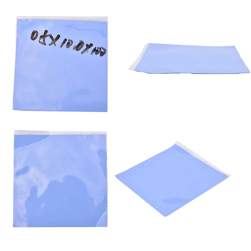 CPU 방열판 냉각 전도성 실리콘 패드, 열 그리스 냉각 패드, CPU GPU 방열판용, 100mm * 100mm * 0.5mm