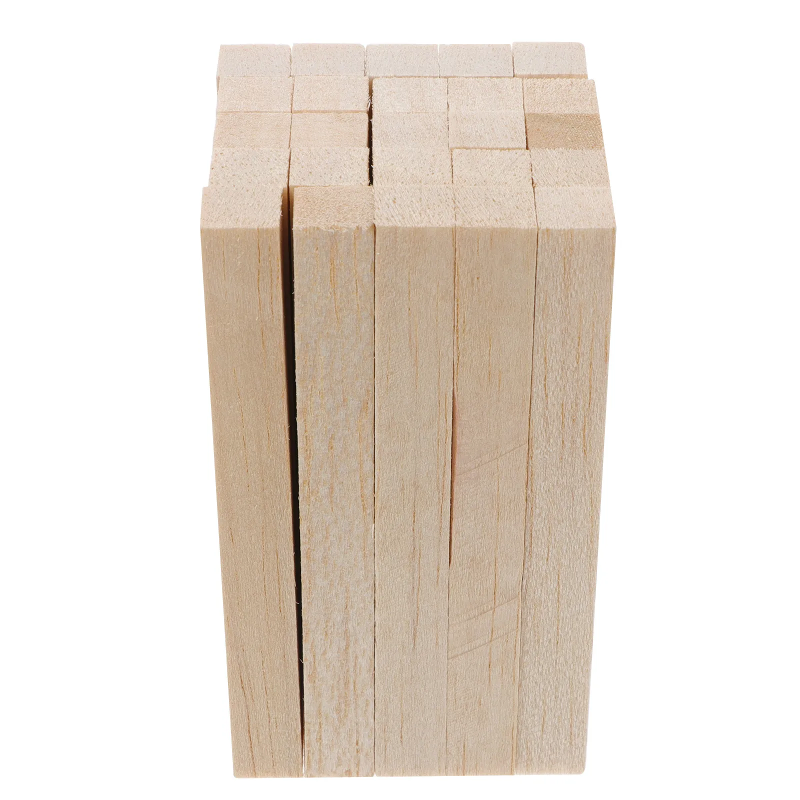 

25 шт. деревянных квадратных шпилек из натуральной бальзы для миниатюрных домиков, воздушных змеев, реквизита, конфетных букетов, поделок