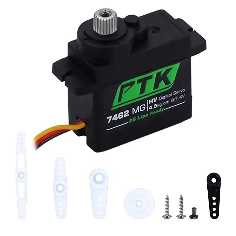 RoRuSPTK 7462/ 7462W MG 9g Metal Gear Bionic Wing/Butterfly  High Frequency 180° Digital  4.8V-7.4V For RC Model Parts