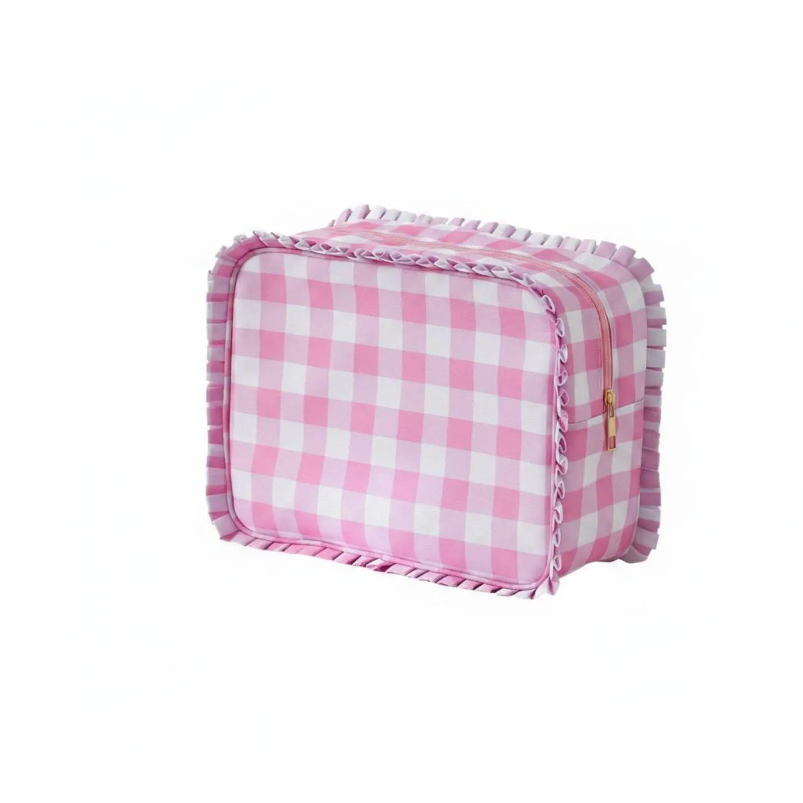 Lace Makeup Pouch Set Portable Nylon Cosmetic Bag Cute Organizer for Travel Handbag Makeup Storage