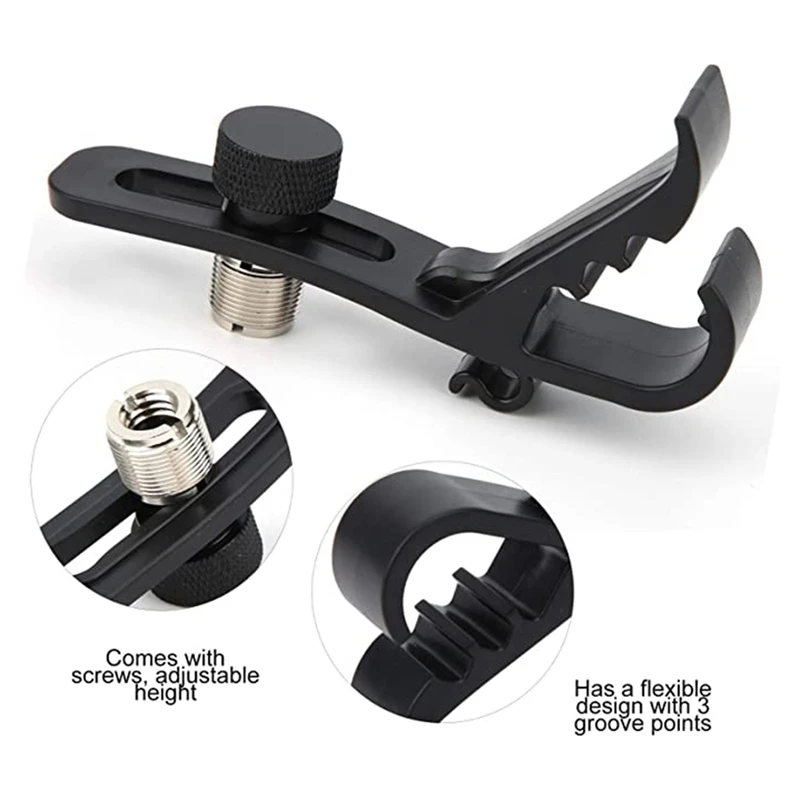 Microphone Shockproof Clip Drum Instrument Bracket Microphone Fixed Drum Clip