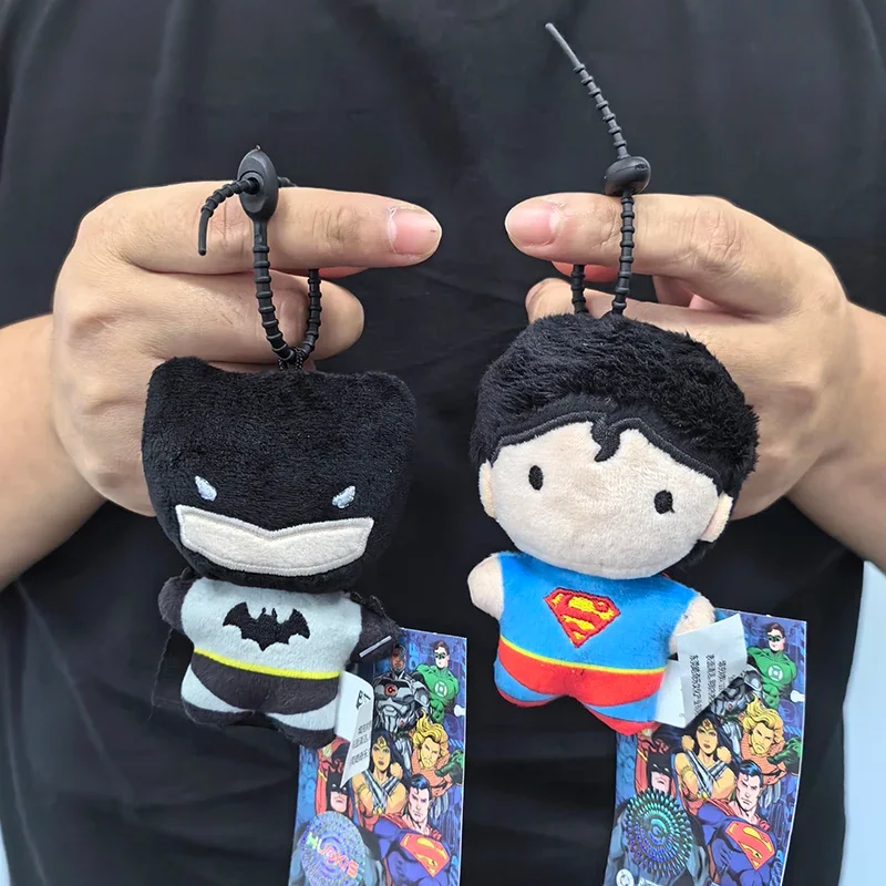 -9cm Batman Superman Plush Keychain DC Justice League 9cm Harley Quinn Joker Cute Cartoon Movie Dolls Creative Christmas Gifts view 5