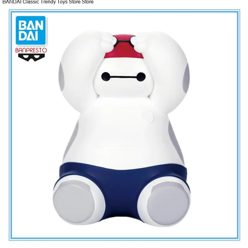 

In Stock Original BANDAI BANPRESTO Big Hero 6 Disney PVC 14CM Anime Character Model Doll Collection Toys Gifts