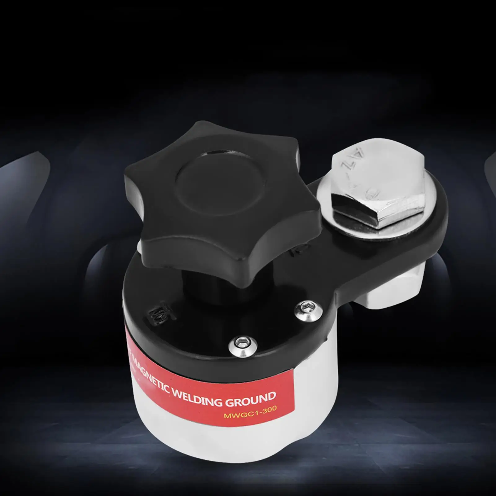 Abrazadera de tierra electromagnética de alta resistencia, conector magnético conmutable, soporte de herramienta de soldadura para una mayor estabilidad de soldadura, 300A