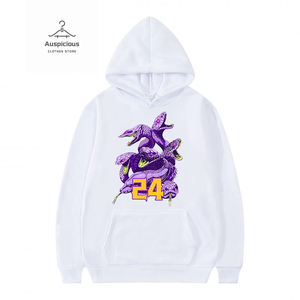 

No. 24 Purple Gold Snake 2024 New Original Hoodie Hip Hop Pullover Sweatshirt Men's and Women's Sweatshirts Official-Website