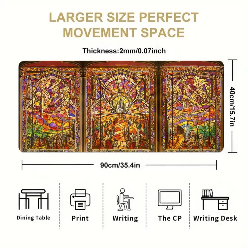 Tappetino per mouse tappetino per tastiera ispessente extra large per ragazzi e ragazze computer tavolo e-sport personalizzato desktop da ufficio di alto aspetto