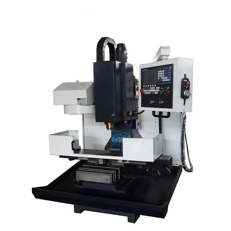 Mesin Bor dan Frais XK7126 Pusat Permesinan Kecil Dapat Menambahkan Sumbu Keempat Peralatan Pengajaran Sekolah CNC