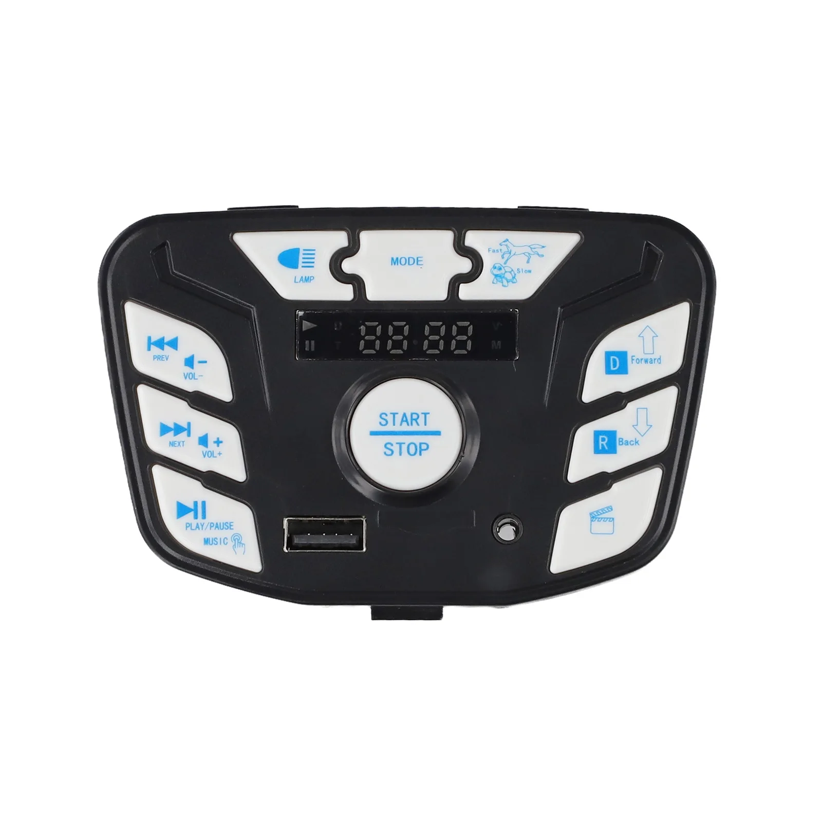 JR1927M Z 24V and JR1927M 12V Central Control Board for Children's Electric Ride On Car with Power Display and Audio Support