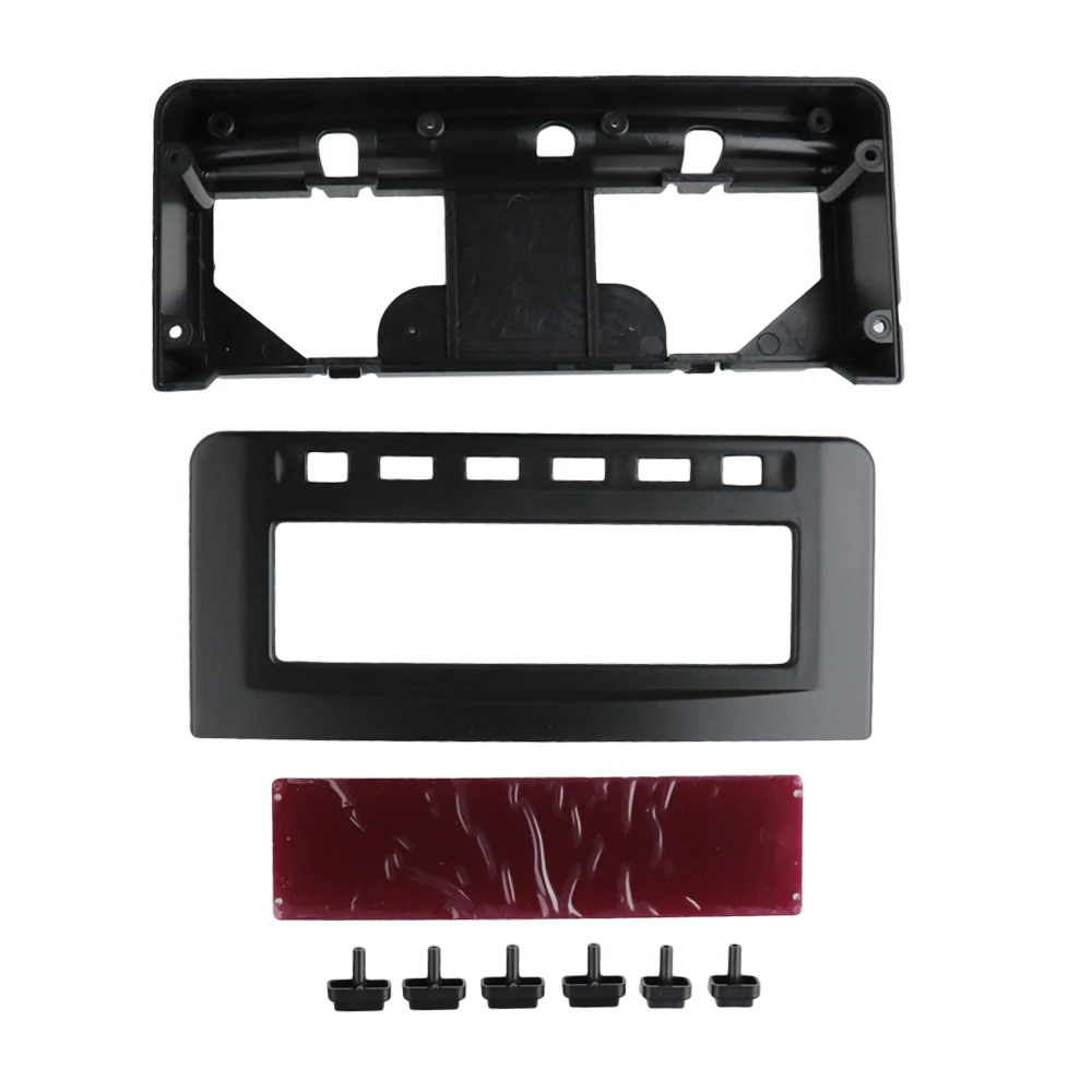 For Misubishi L200 Triton  Pajero Sport II  Challenger Double Din Fascia Radio Dash Installation Trim Kit Face Plate Bezel Frame