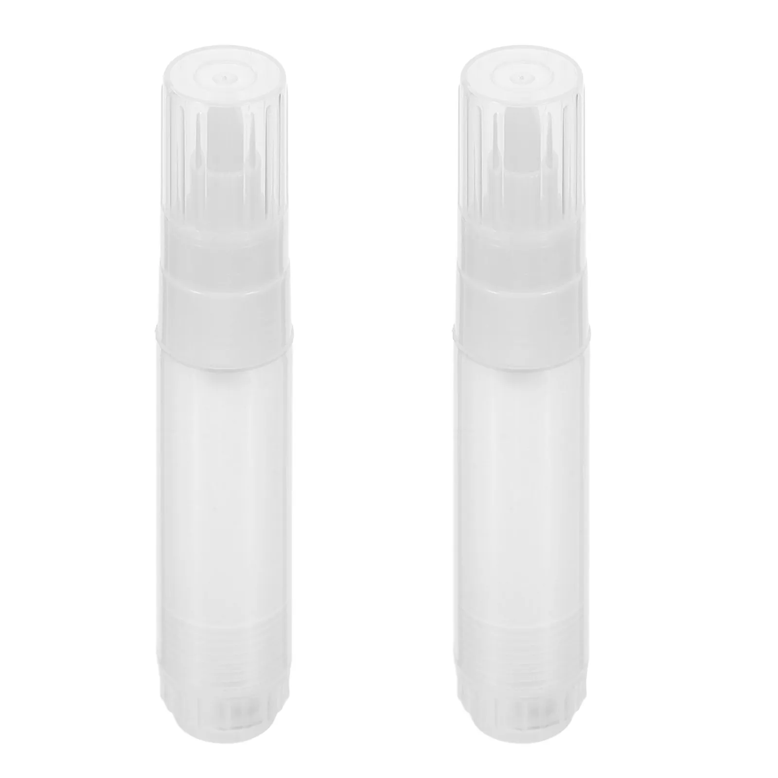 

2Pcs Refillable Empty Paint Pens Flat Tip 8Mm for Wood Metal Plastic Outdoor Craft Graffiti Industrial Labeling Repair