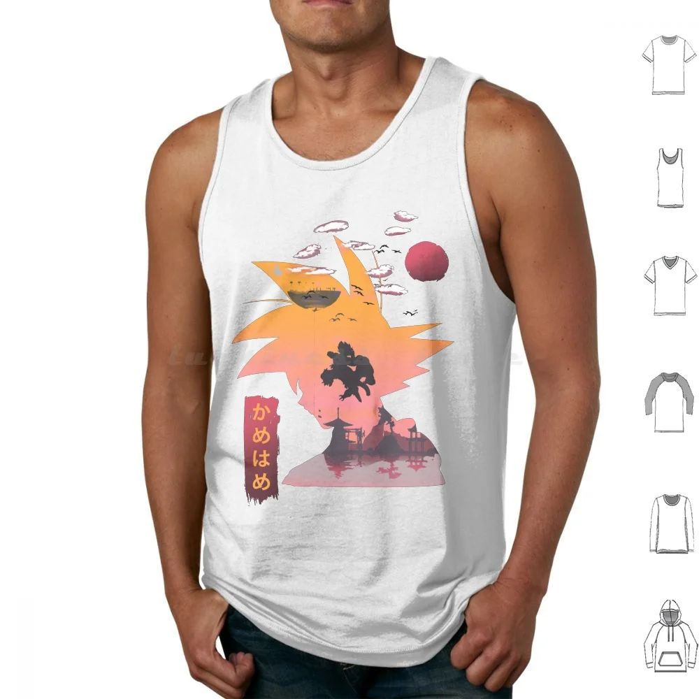 Good Day To Fight! ( Light Version ) Tank Tops Vest Sleeveless Shenlong Z Super Crilin Krilin Muten Roshi Kamehouse