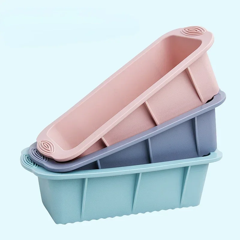 10Inch Rectangular Loaf Pans Kitchen Baking Supplies Dishes & Pans Silicone Bread Mold Toast Loaf Bread Diy Making Baking Tray