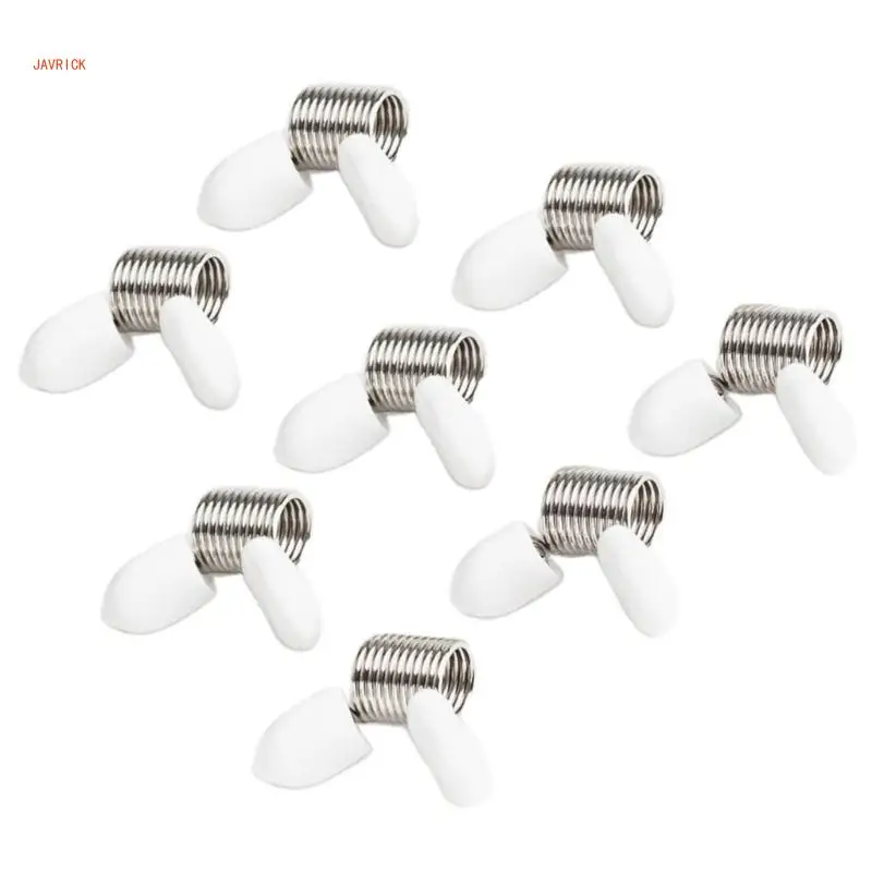 N1HE Essential Jewelry Making Tool Stringing Bead Stoppers Spring End Fasteners Alloy Material Perfect for Beading Bracelets