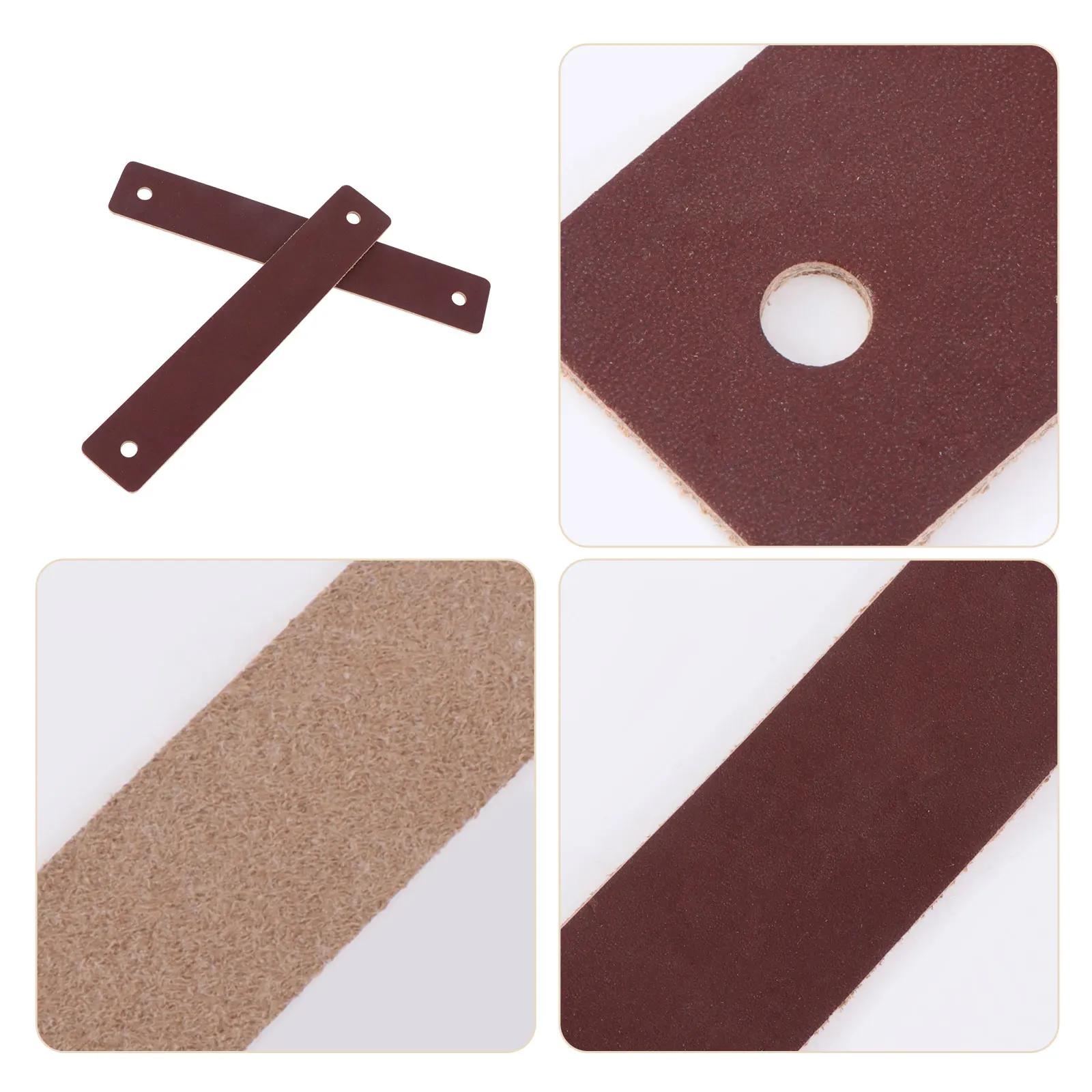

2pcs Pull Knob Brown Cabinet Drawer Furniture Cupboard Knob Wardrobe Handle Single Hole Durable Easy Install Storage