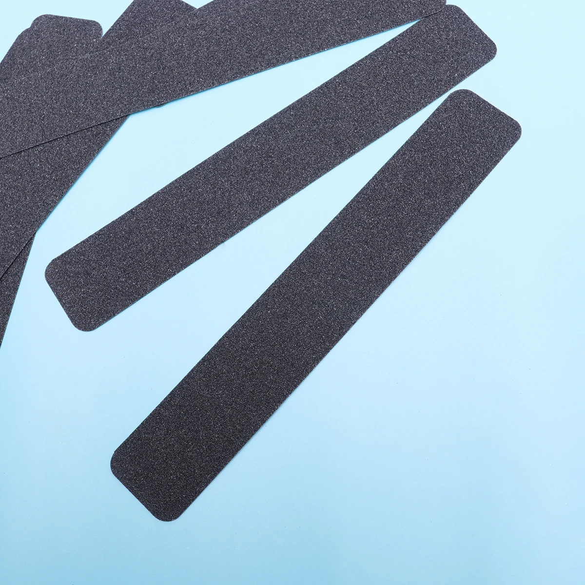 

10Pcs Black Frosted Tape Anti-Slip Grip Sticker for Stairs Walkways Outdoor Use Safe Non-Skid Sticker