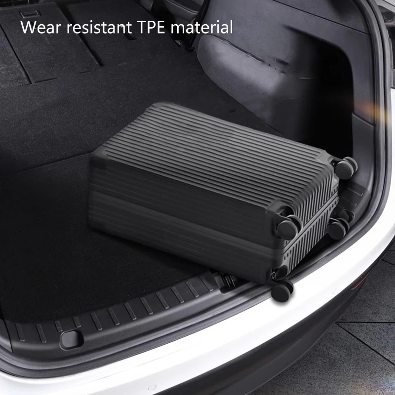 

For Model 3 Highland 2025 Tesla Model Y 2021-2024 Juniper 2026 TPE Anti Scratch Trunk Threshold Strip Side Corner Protector