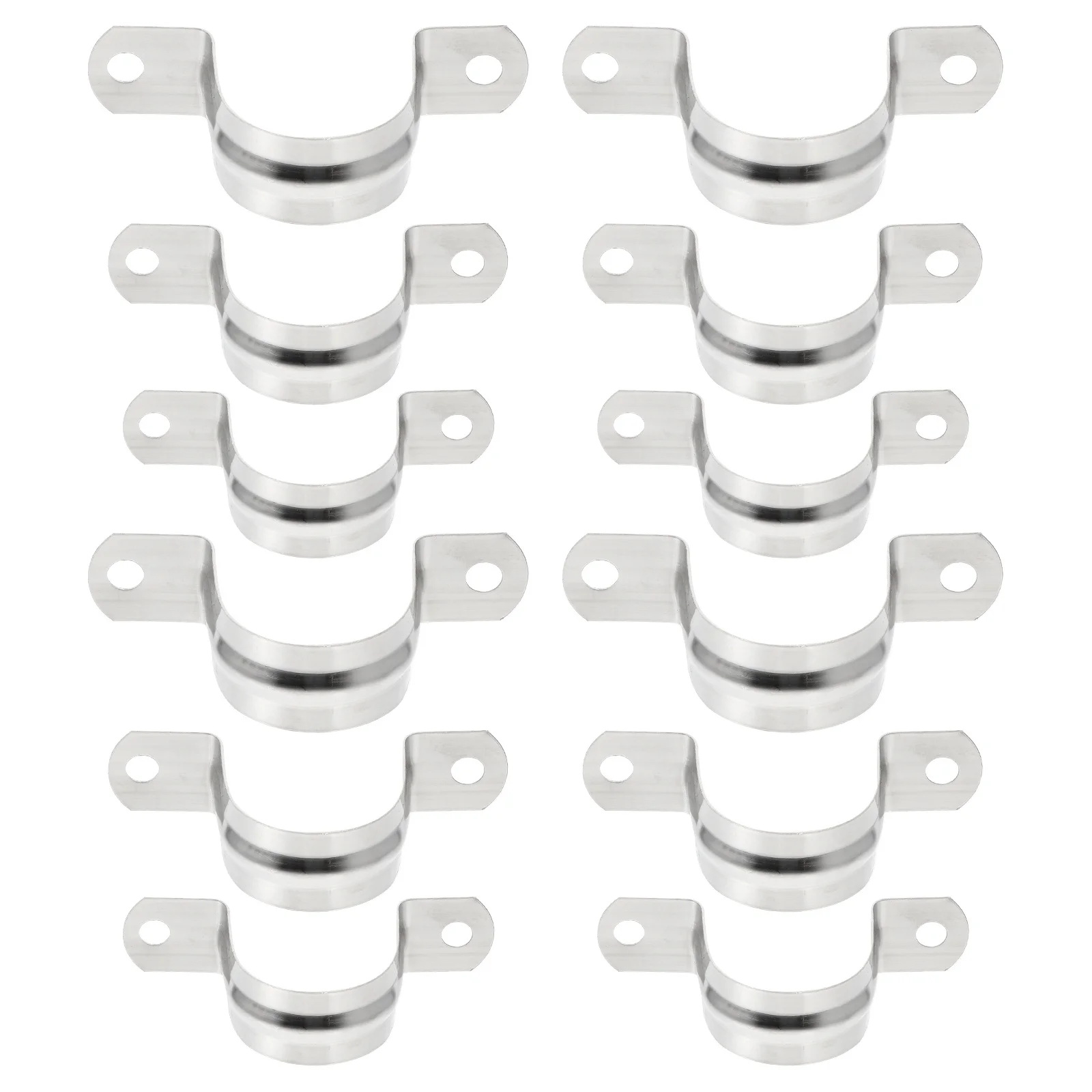 36Pcs Klem Pelana Baja Tahan Karat Tugas Berat Tanpa Serpihan Mudah Digunakan Klem Pengencang Tabung Klem U Penjepit Tali