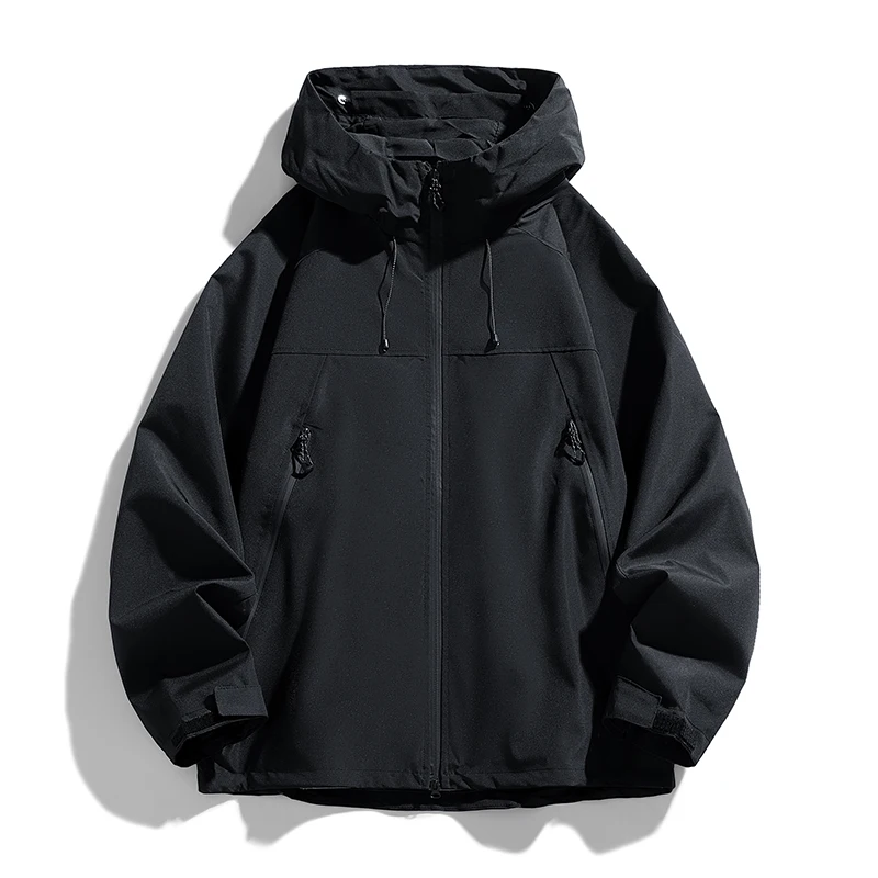 

Spring and Autumn Three proof Outdoor Mountaineering Robe, Stormtrooper Jacket, Couple's Loose Casual Hooded Jacket, Unisex Top