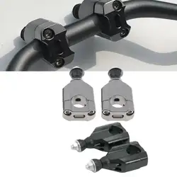 28mm 1 1/8' Motorcycle Front HandleBar Mount Clamps Riser Adaptor Dirt Bike ATV Motorcycle HandleBar Clamp Adaptor Aluminum